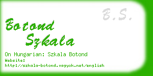 botond szkala business card